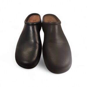 Quark Quarky Clogs Shoes Size 8 Black EVA Slip On Nursing Work 570204